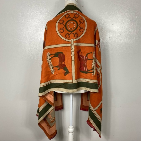 Equestrian themed pashmina designer inspired - Picture 3 of 10